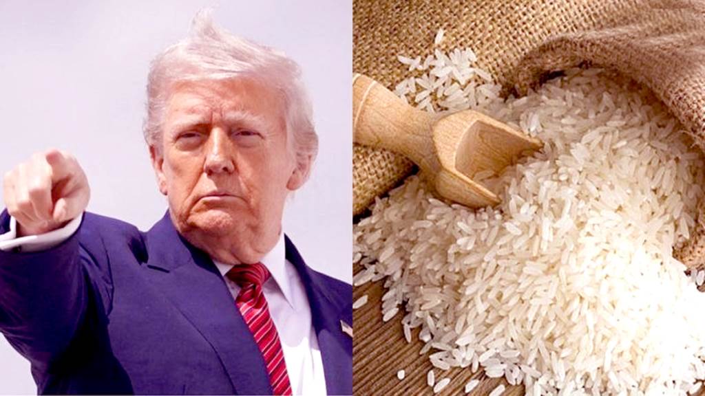 Trumps warning India should not dump rice in the US market I will solve the problem by imposing tariffs